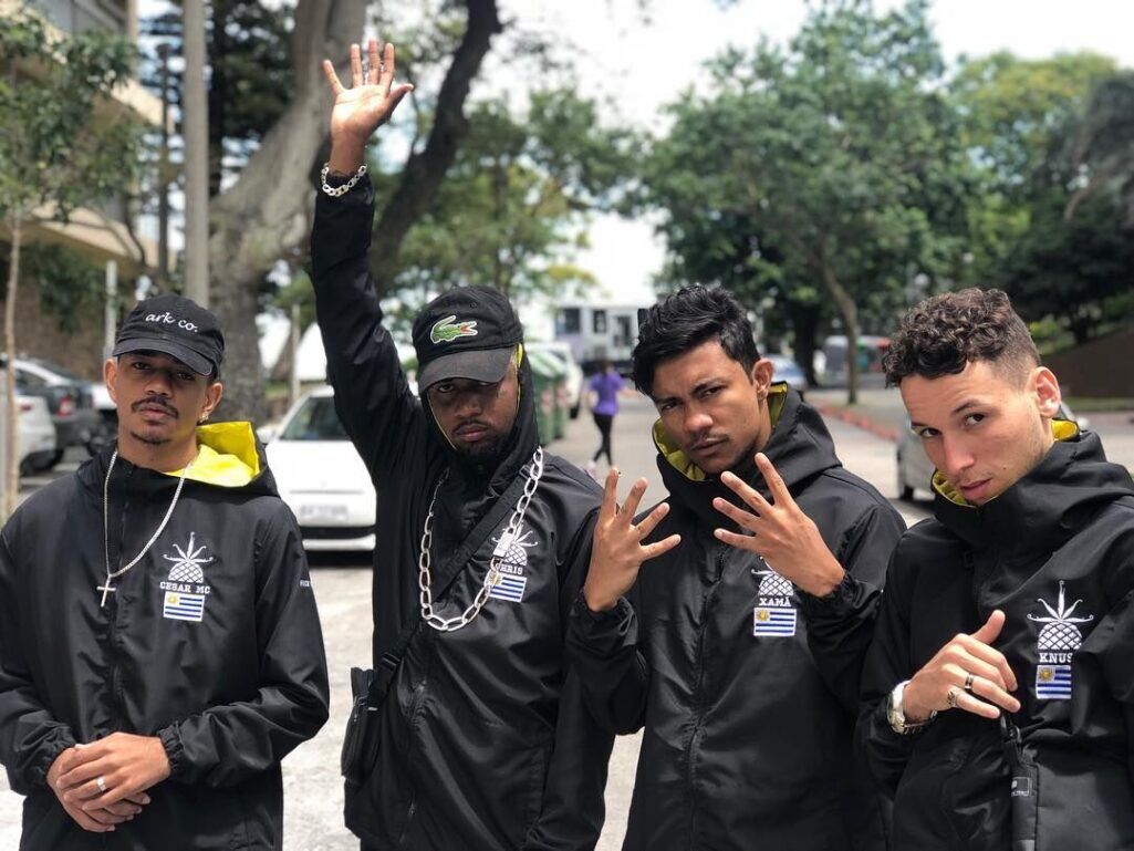 Knust, Cesar Mc, Xamã e Chris e a Pineapple fizeram “Poesia Acústica” no Uruguai